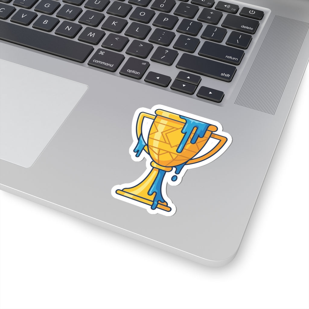 Melting Trophy Kiss-Cut Sticker