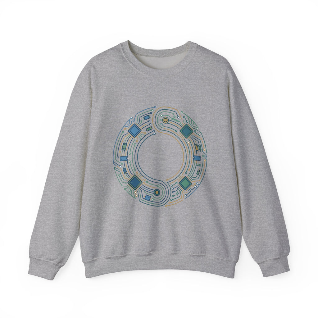 Geometric Circuit Ring Sweatshirt