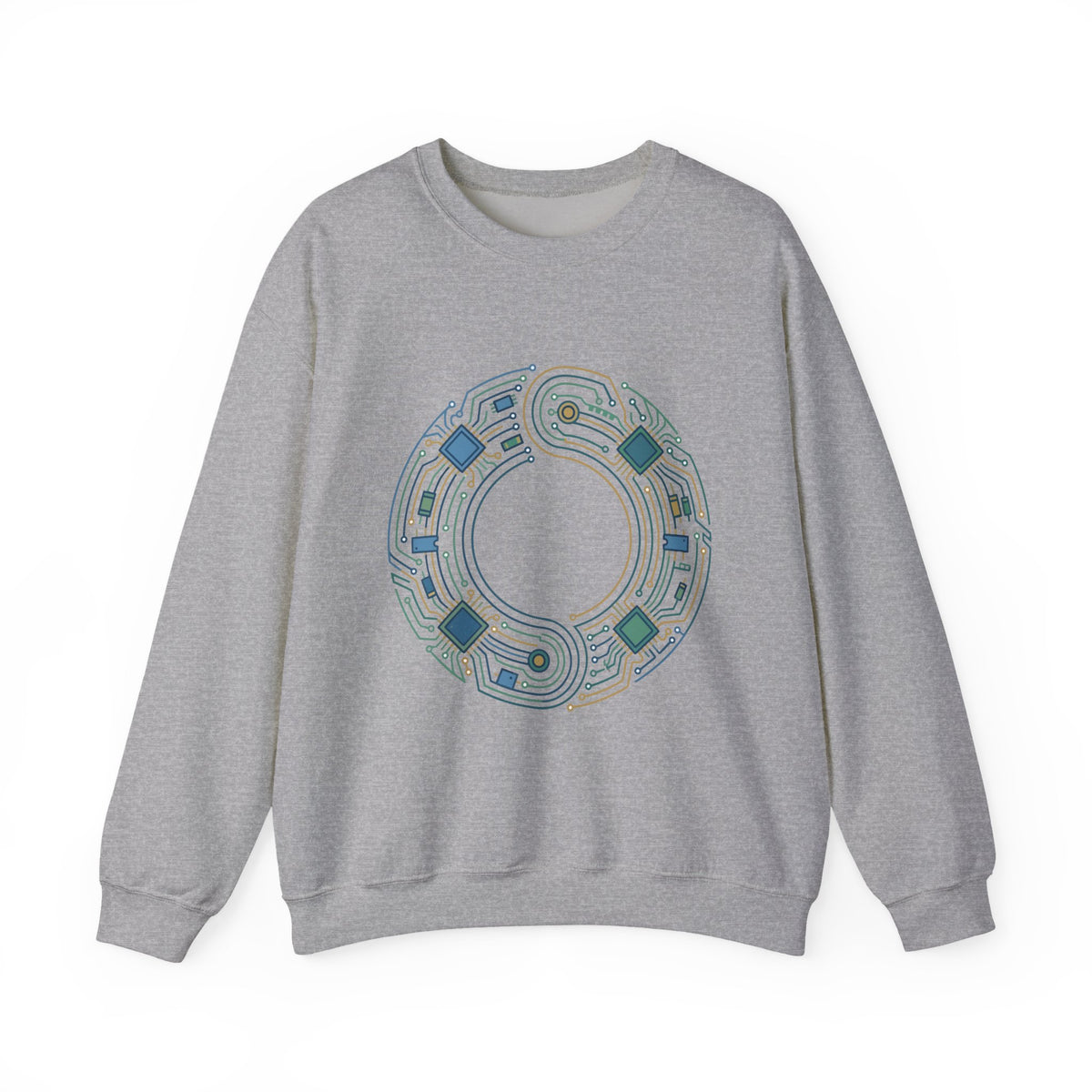 Geometric Circuit Ring Sweatshirt