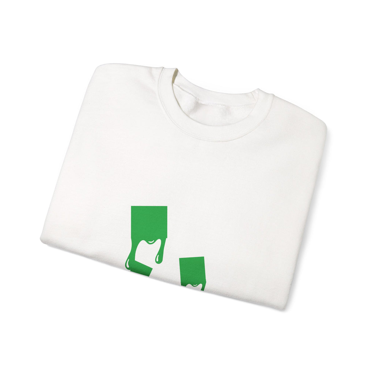 Green Dripping Ghosts Halloween Sweatshirt