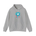 Colorful Dripping Play Button Hoodie