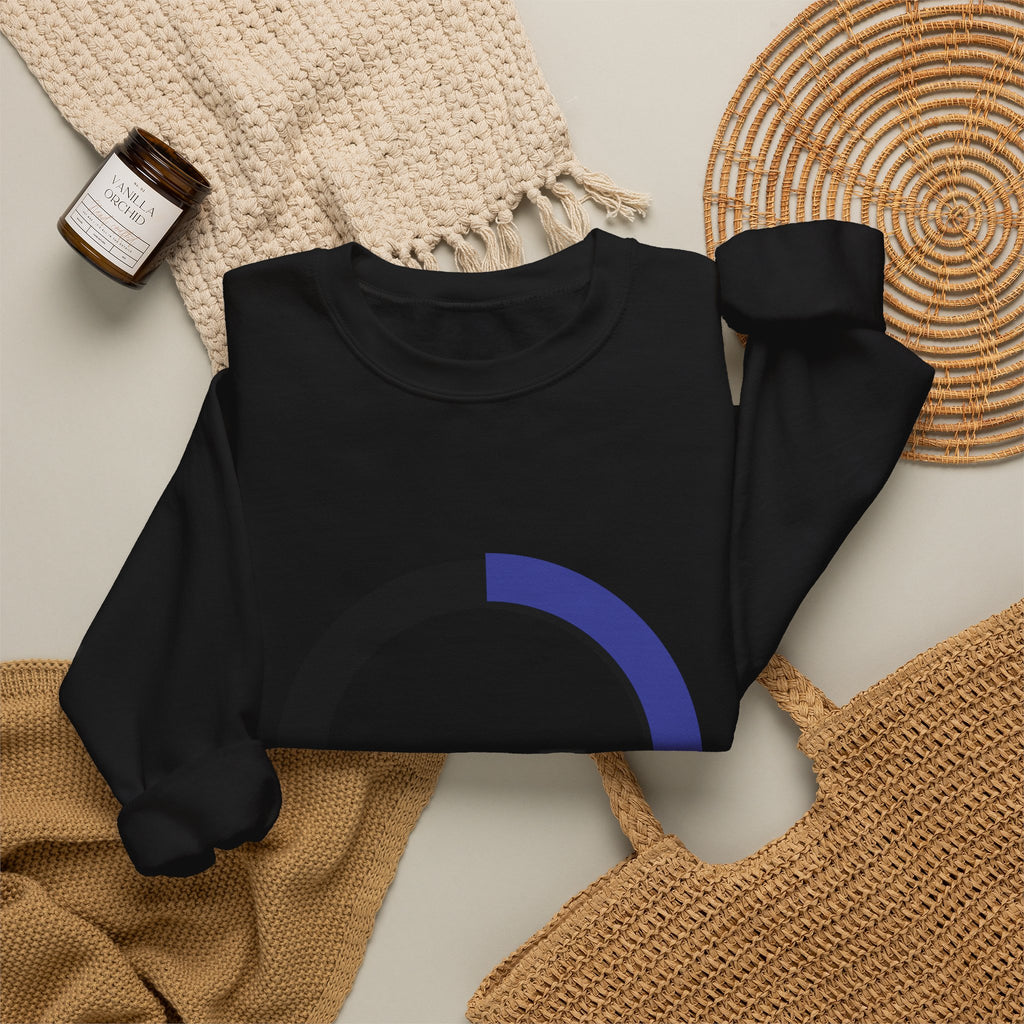 Minimalist Progress Ring Crewneck Sweatshirt
