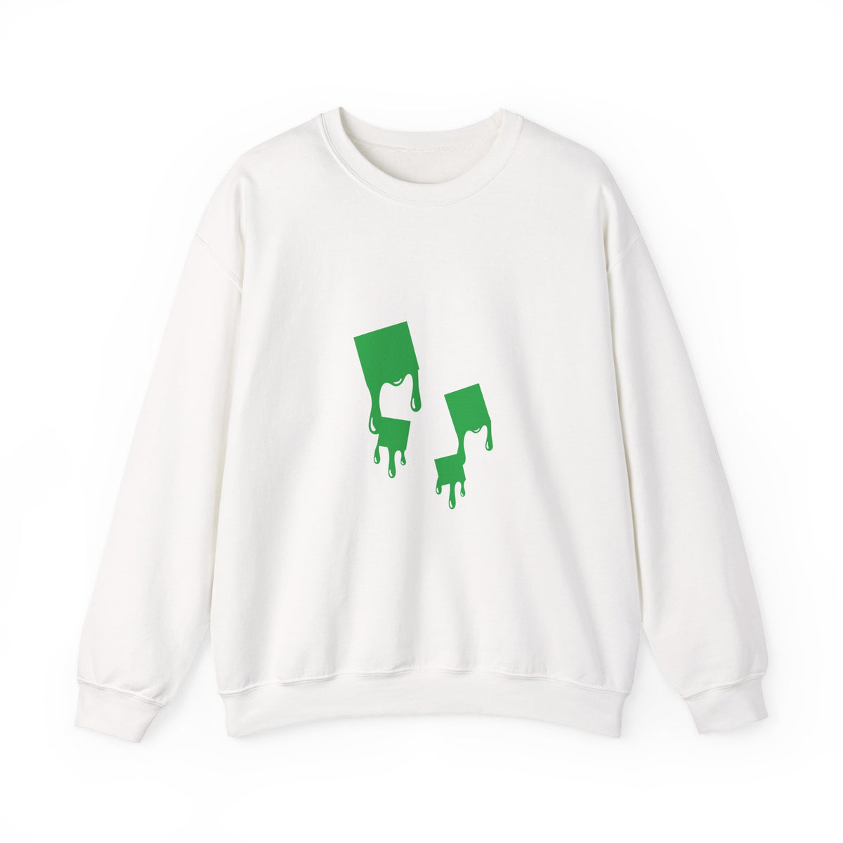 Green Dripping Ghosts Halloween Sweatshirt