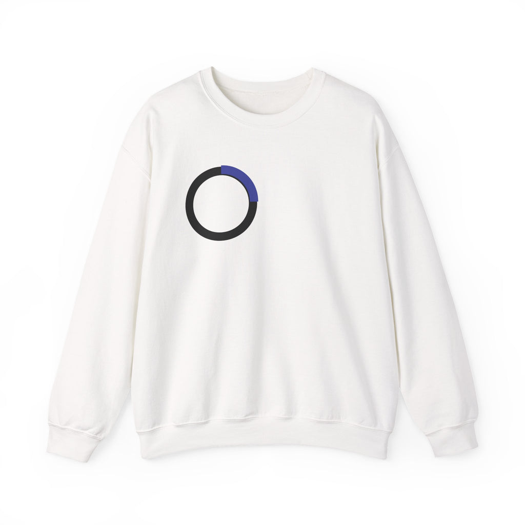 Minimalist Progress Ring Crewneck Sweatshirt