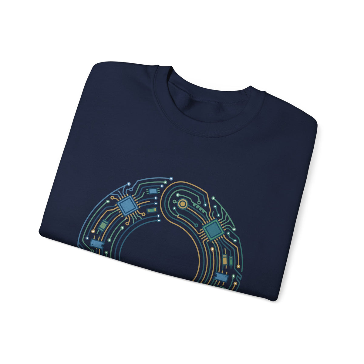 Geometric Circuit Ring Sweatshirt