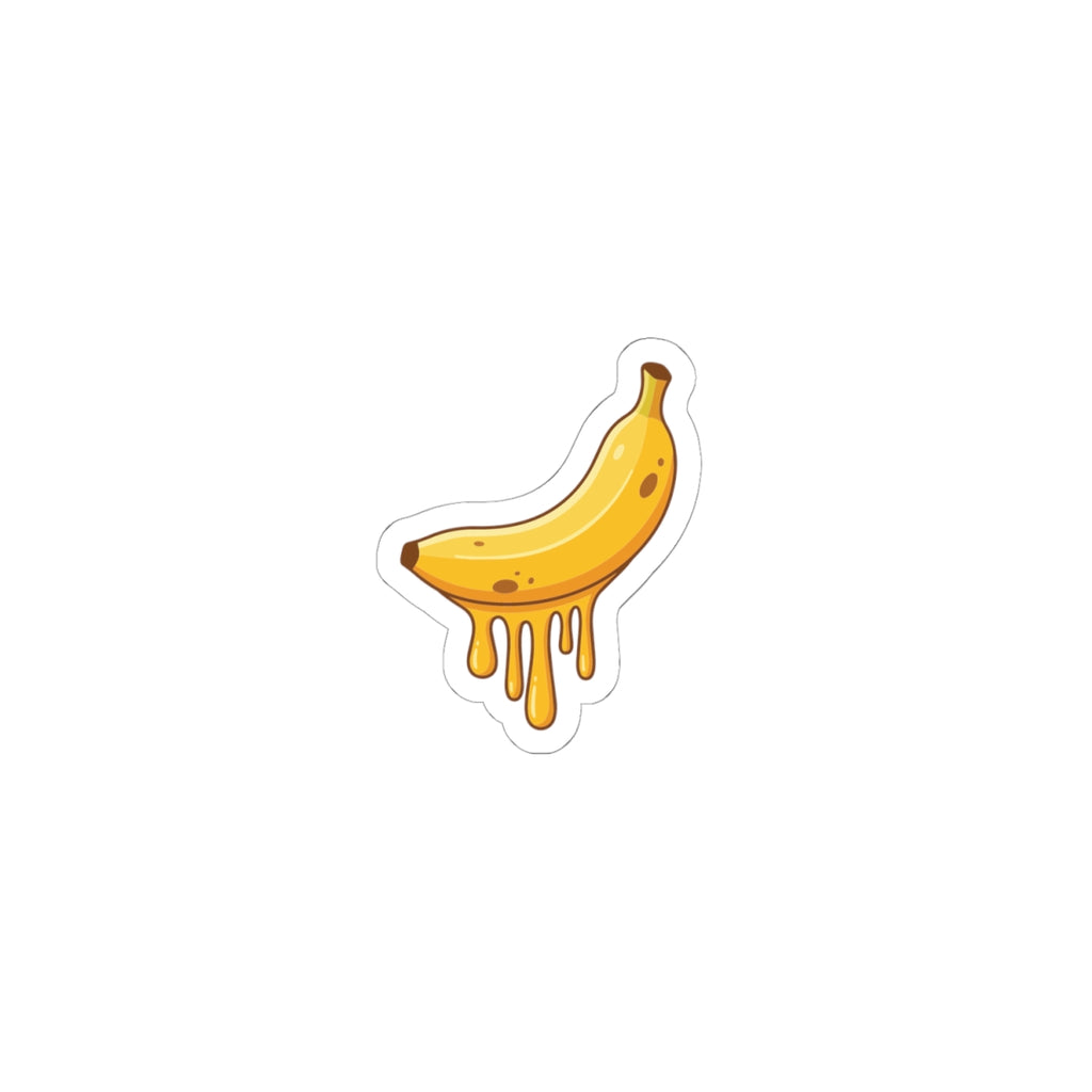 Melting Banana Kiss-Cut Sticker
