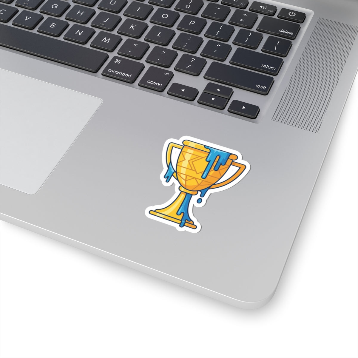 Melting Trophy Kiss-Cut Sticker