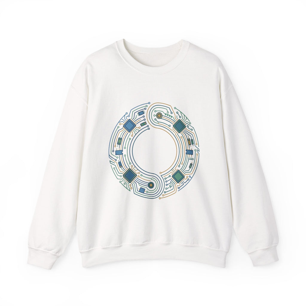 Geometric Circuit Ring Sweatshirt
