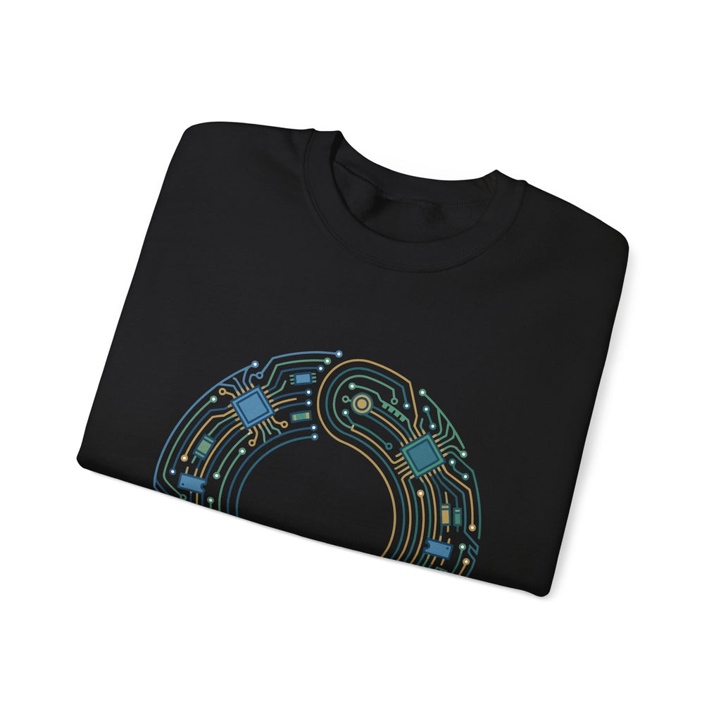 Geometric Circuit Ring Sweatshirt