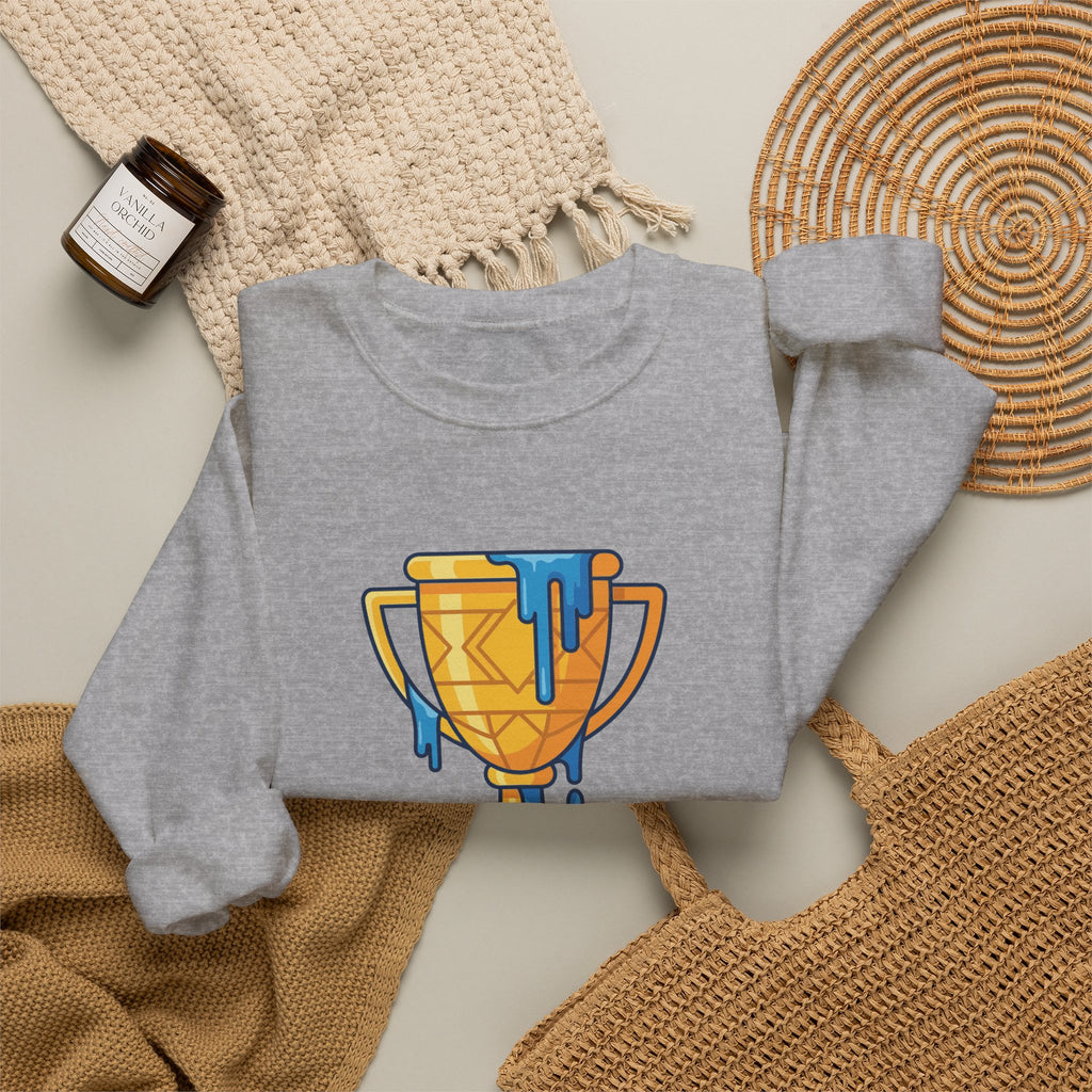 Trophy Cup Crewneck Sweatshirt – Winner’s Celebration Pullover