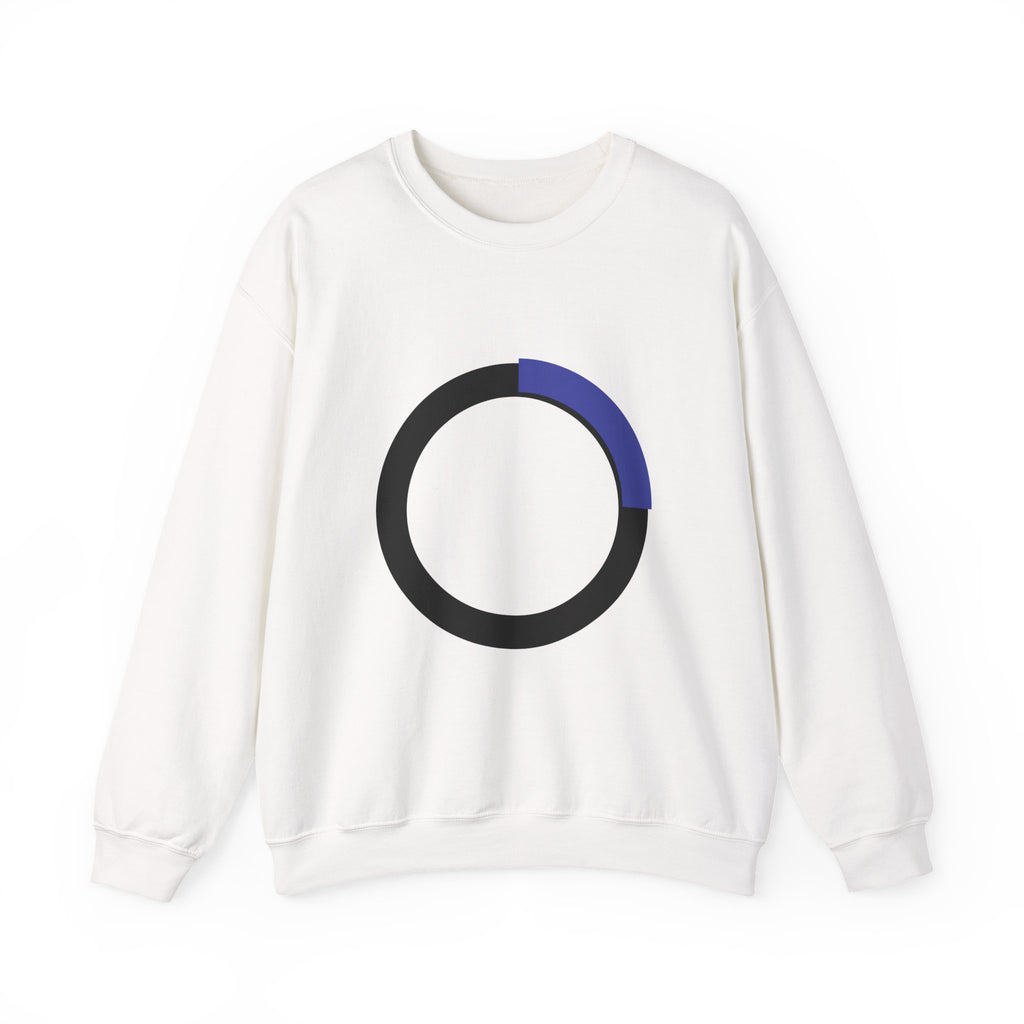 Minimalist Progress Ring Crewneck Sweatshirt