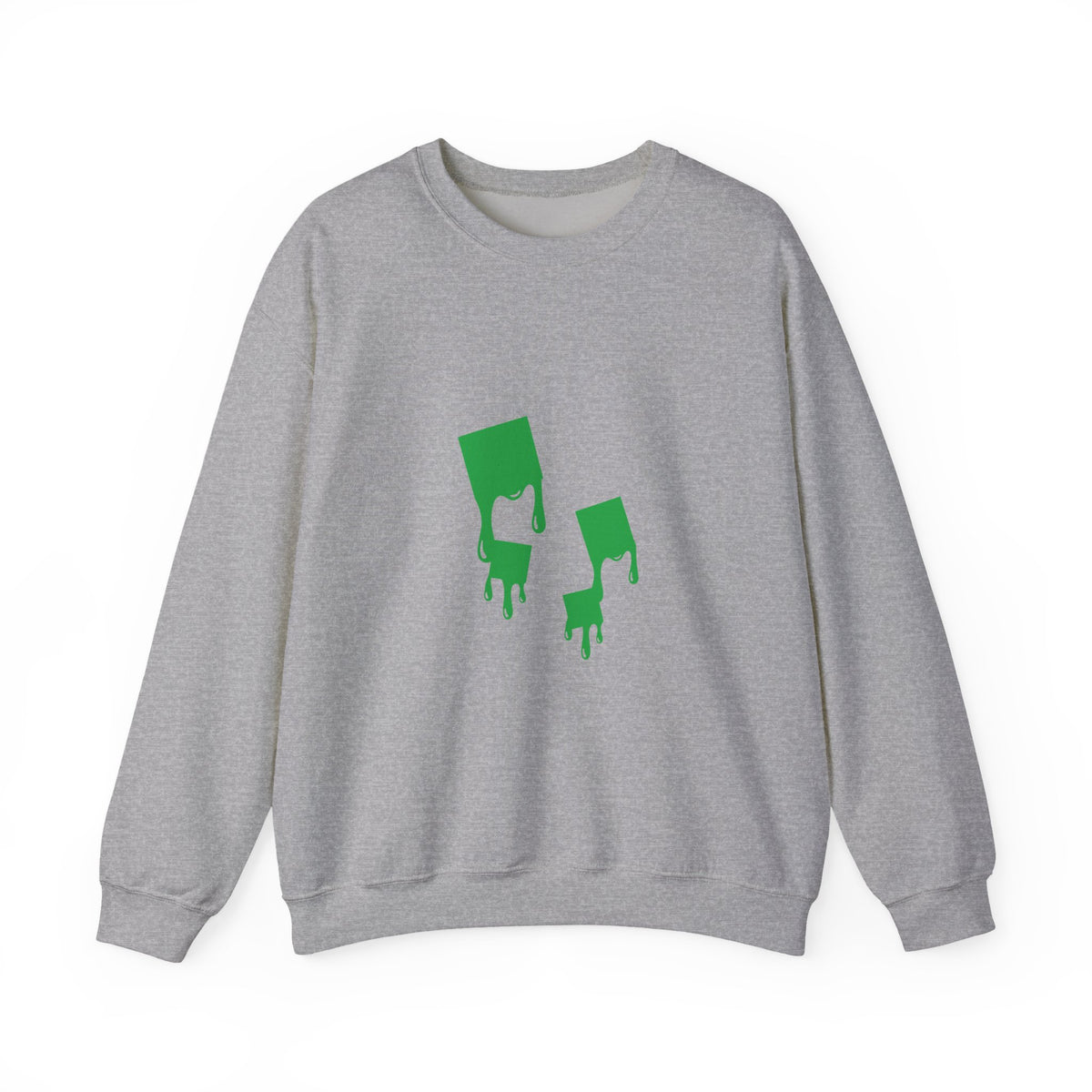 Green Dripping Ghosts Halloween Sweatshirt