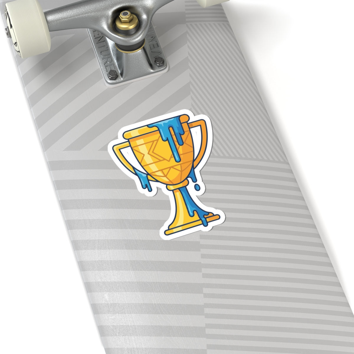 Melting Trophy Kiss-Cut Sticker
