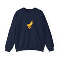 Playful Melting Banana Crewneck Sweatshirt
