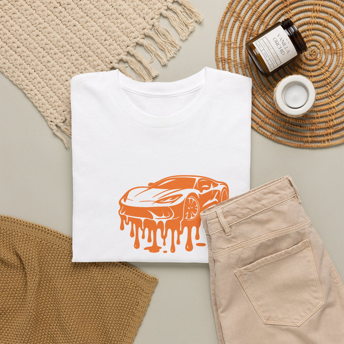 Orange Sunset Graphic T-Shirt