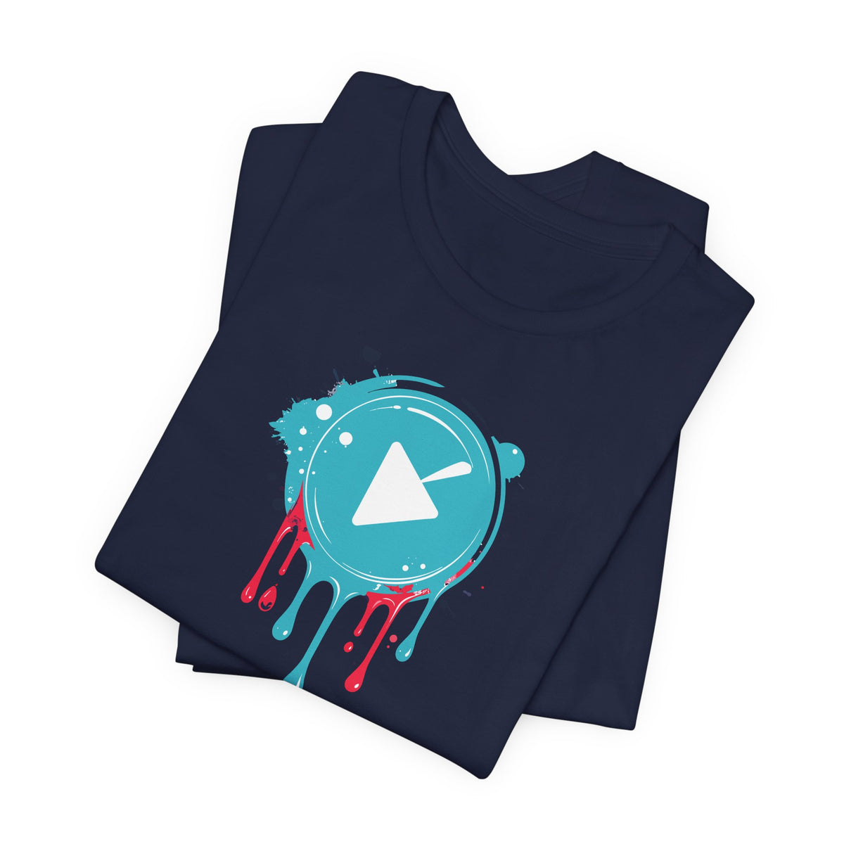 Play Button Paint Splash Graphic T-Shirt