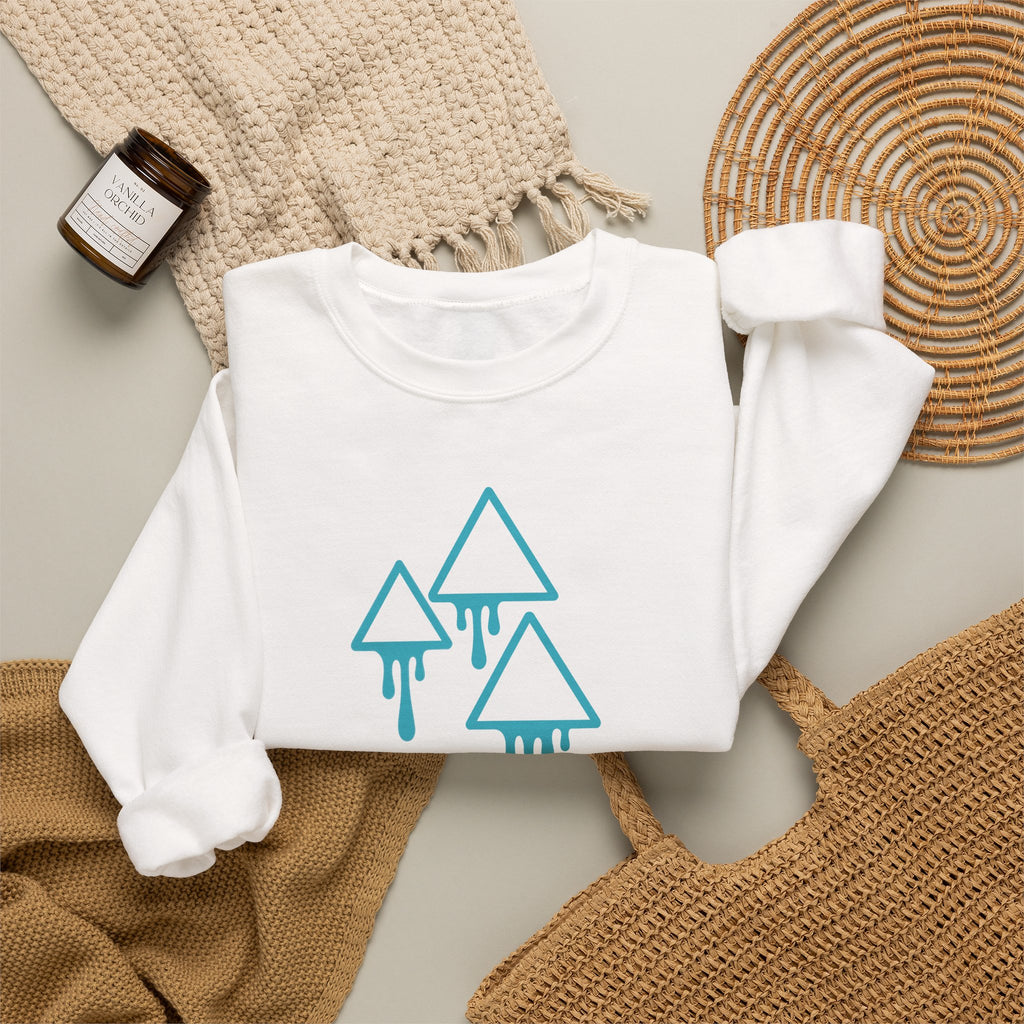 Melting Christmas Trees Crewneck Sweatshirt