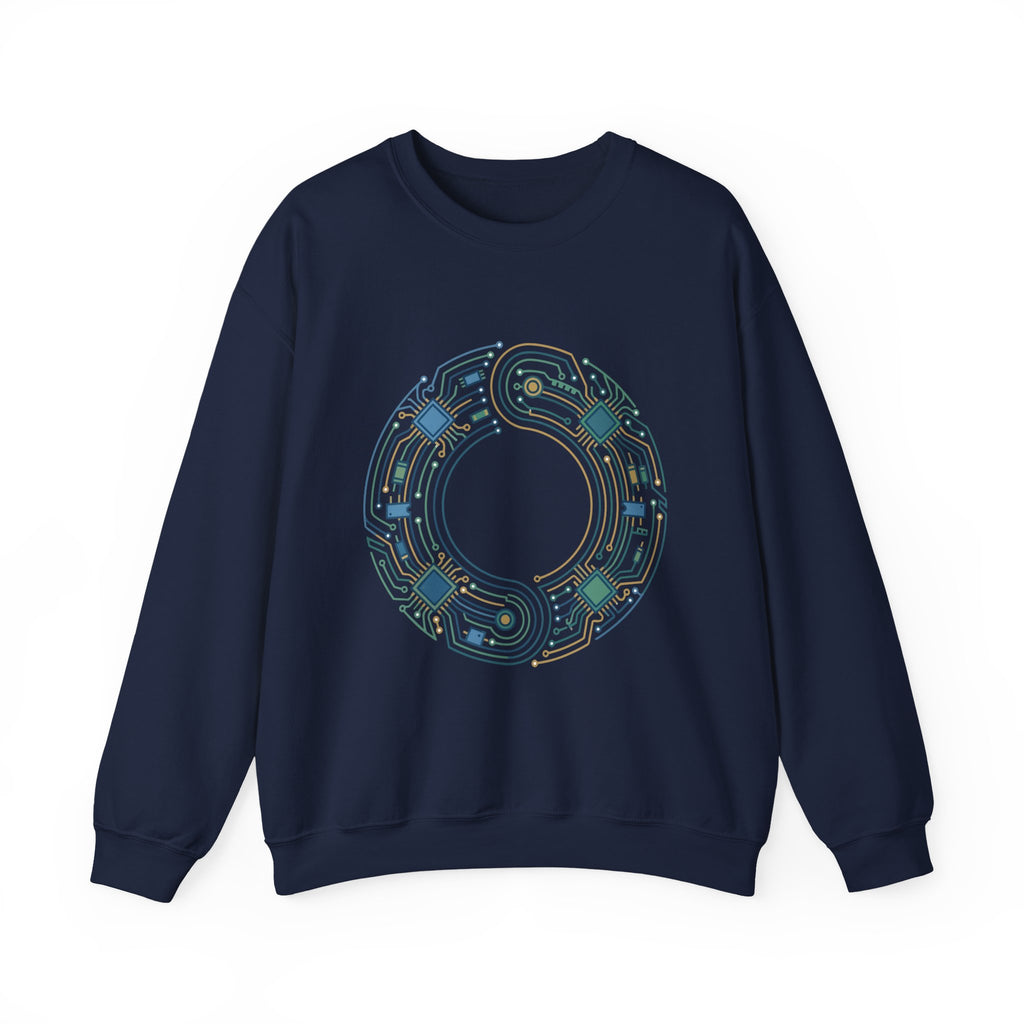Geometric Circuit Ring Sweatshirt