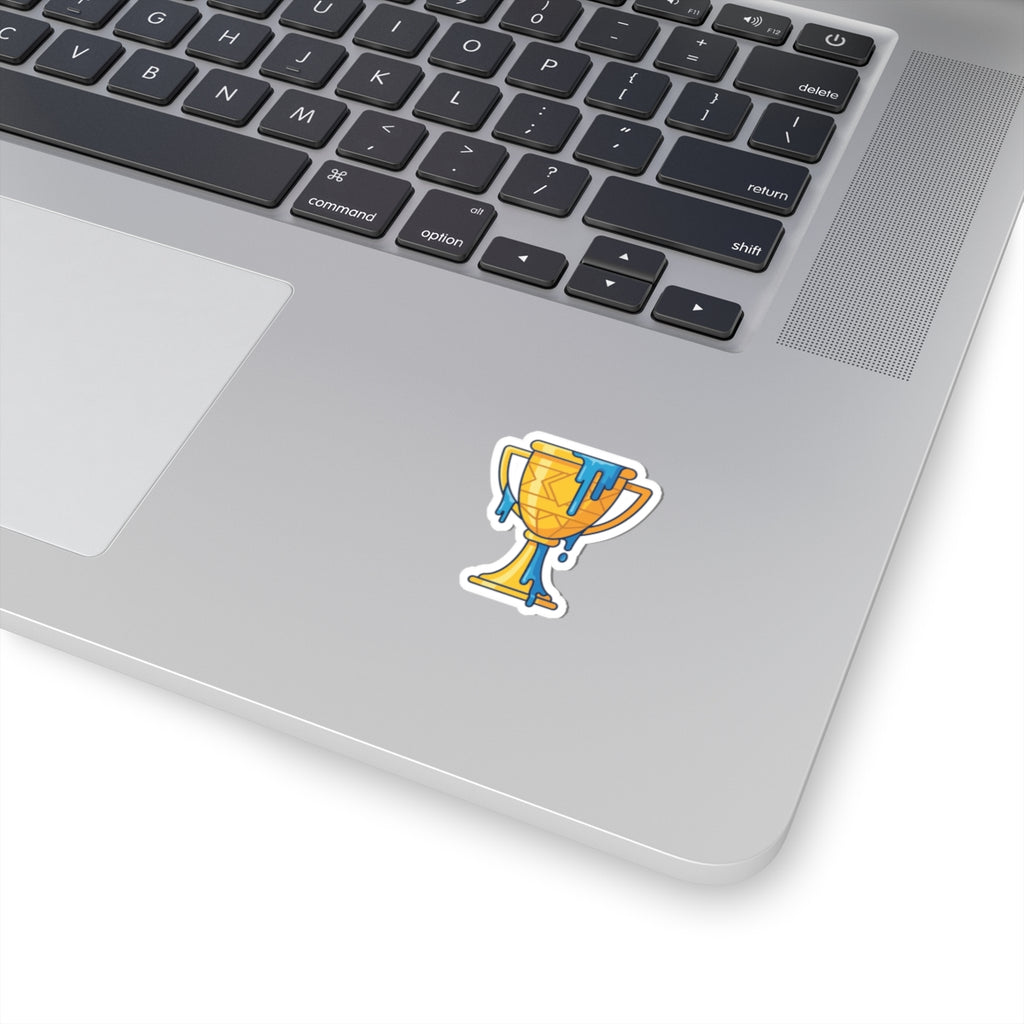 Melting Trophy Kiss-Cut Sticker