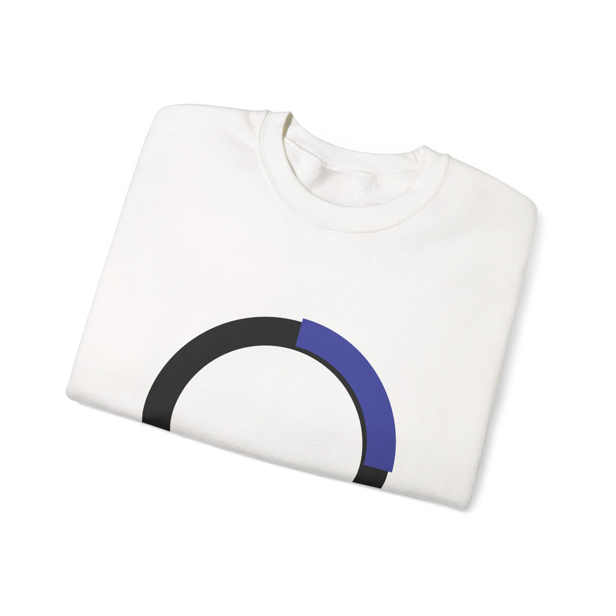 Minimalist Progress Ring Crewneck Sweatshirt