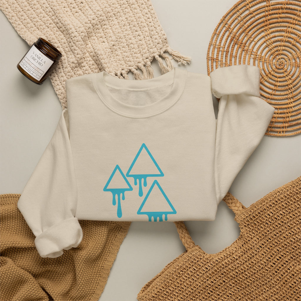 Melting Christmas Trees Crewneck Sweatshirt