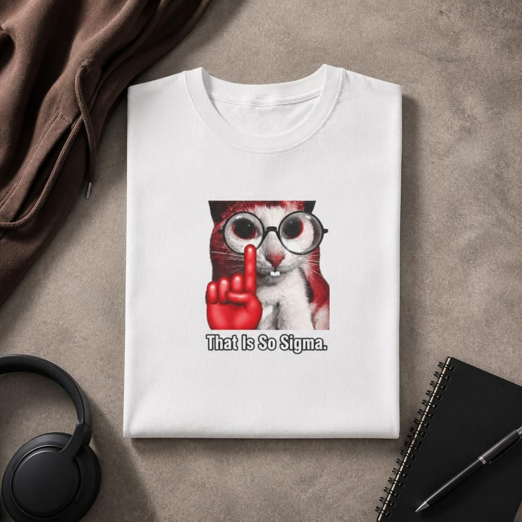 That Is So Sigma - Brainrot Memes T-Shirt
