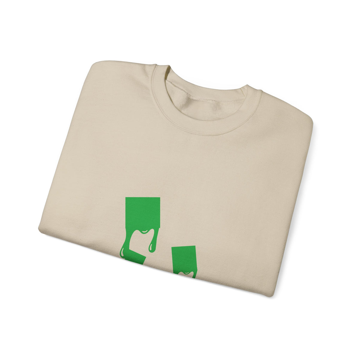 Green Dripping Ghosts Halloween Sweatshirt