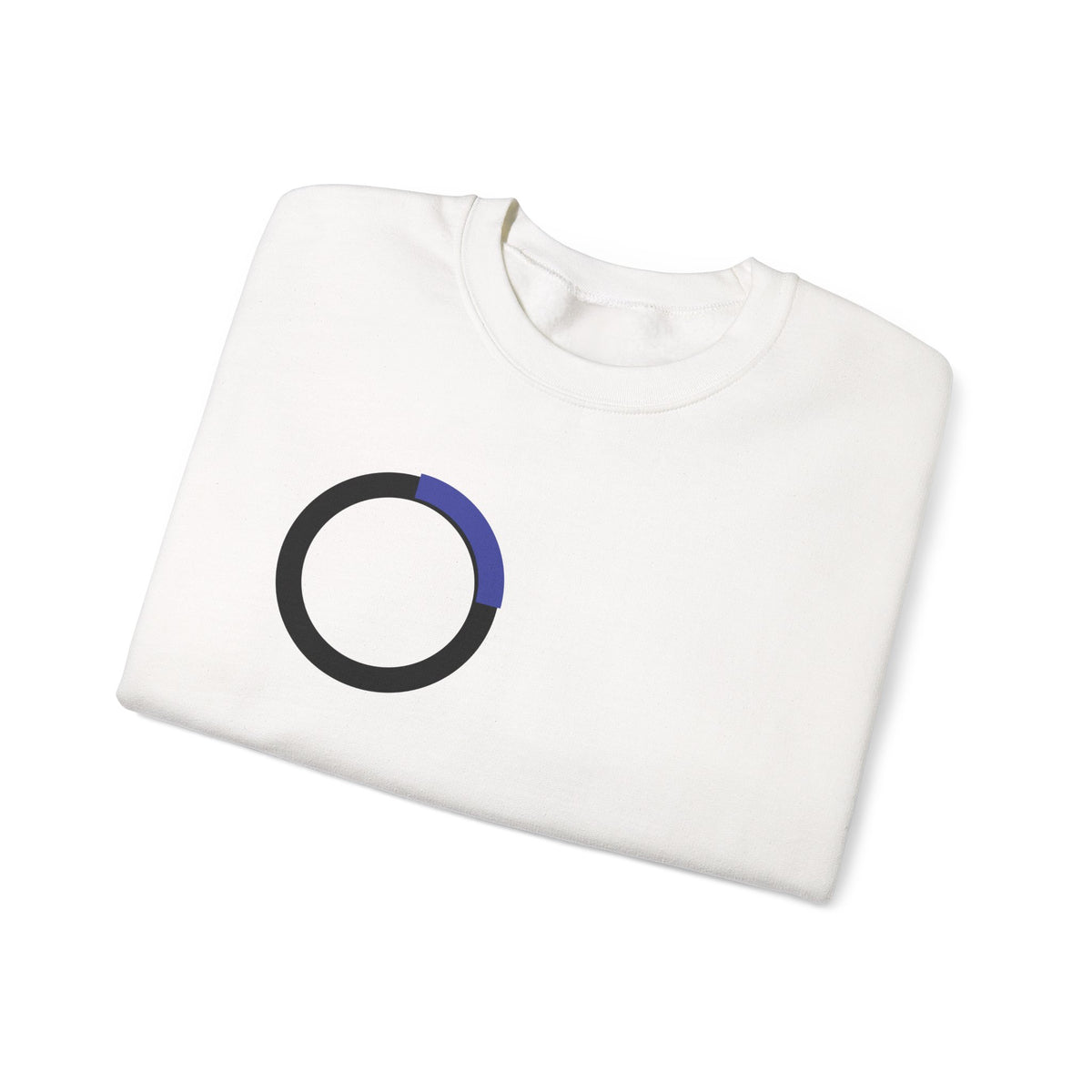 Minimalist Progress Ring Crewneck Sweatshirt