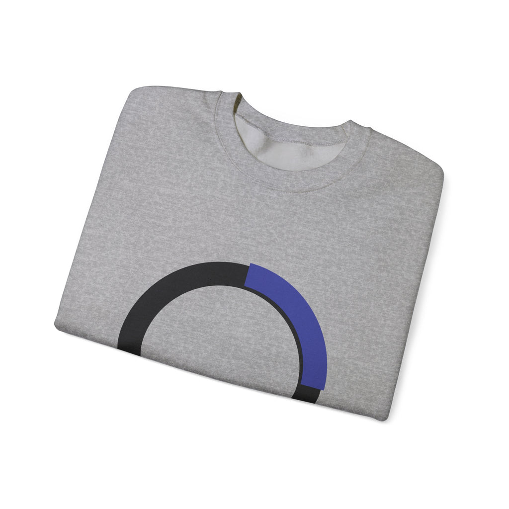Minimalist Progress Ring Crewneck Sweatshirt