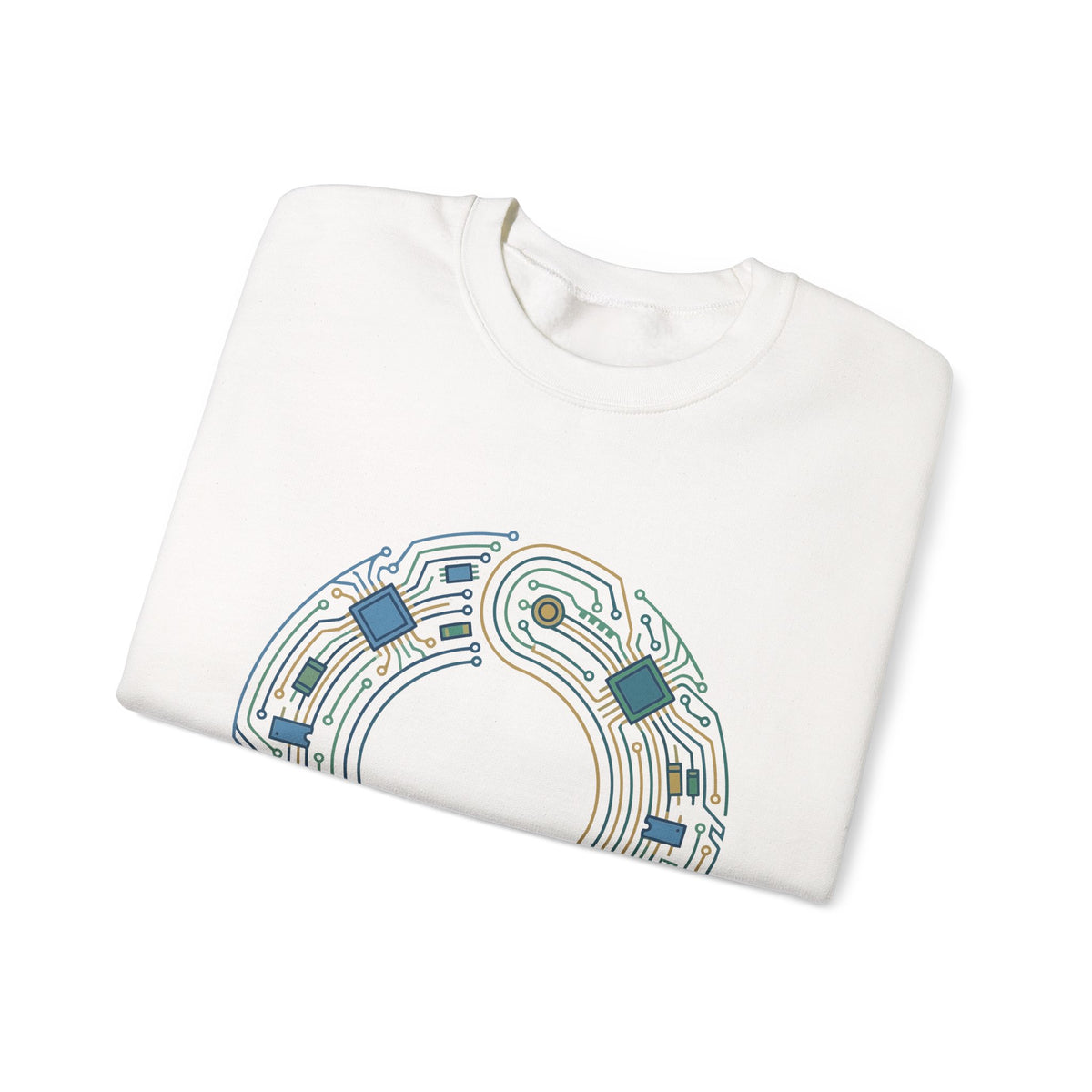 Geometric Circuit Ring Sweatshirt