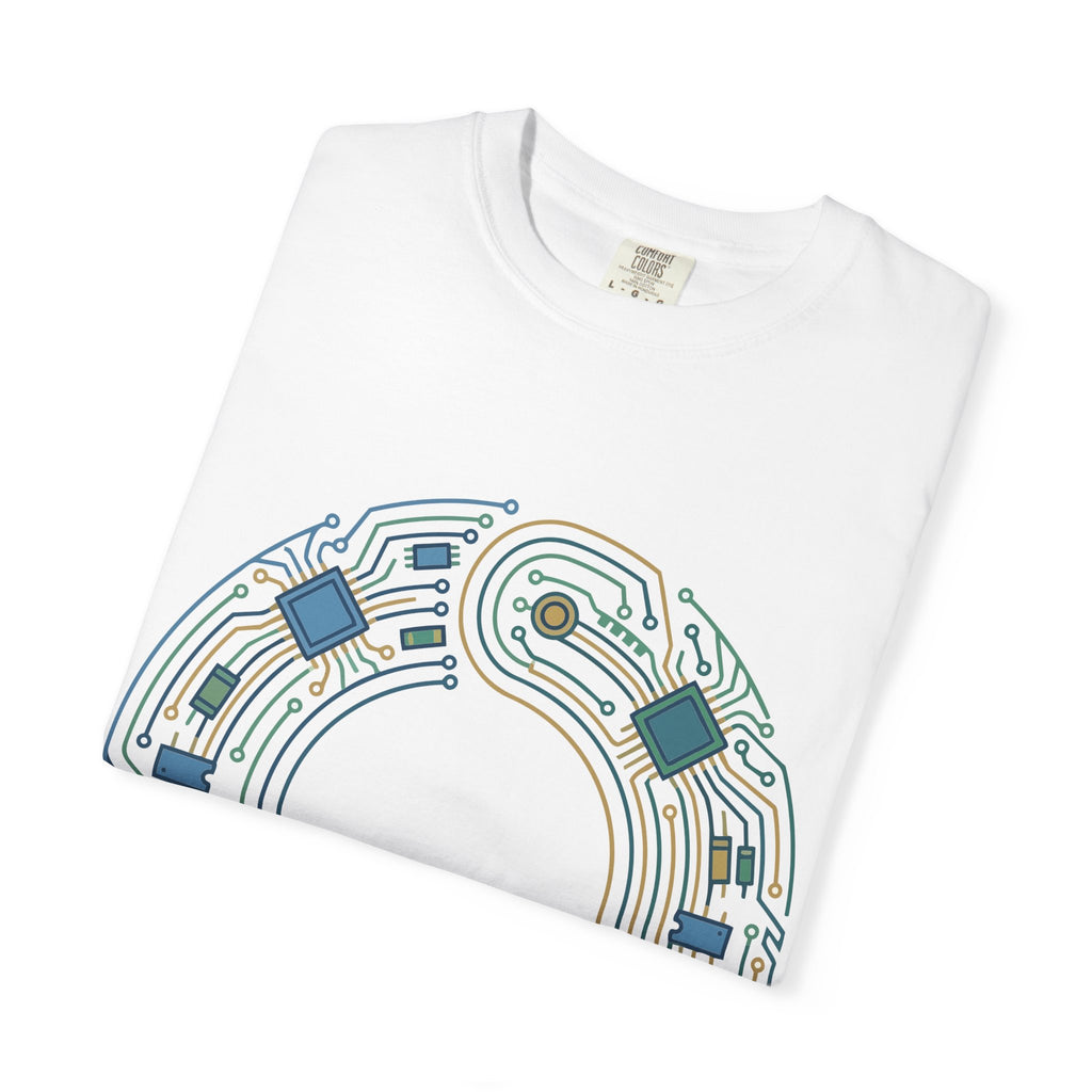 Geometric Circuit Ring T-Shirt