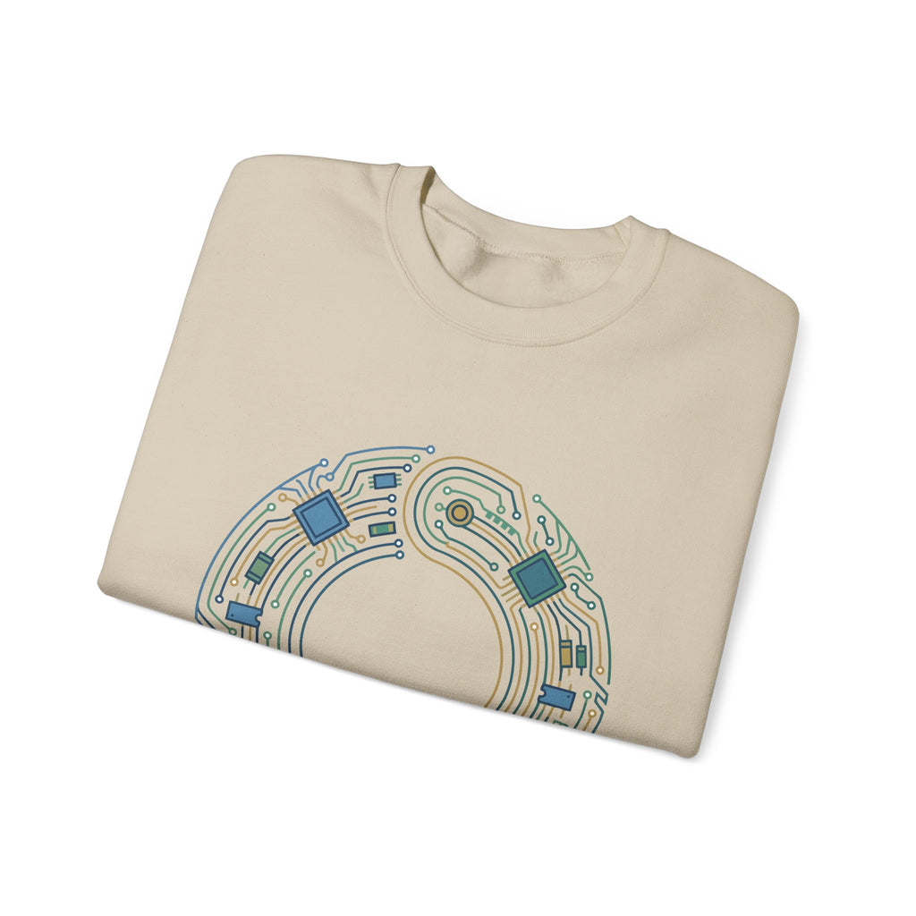 Geometric Circuit Ring Sweatshirt