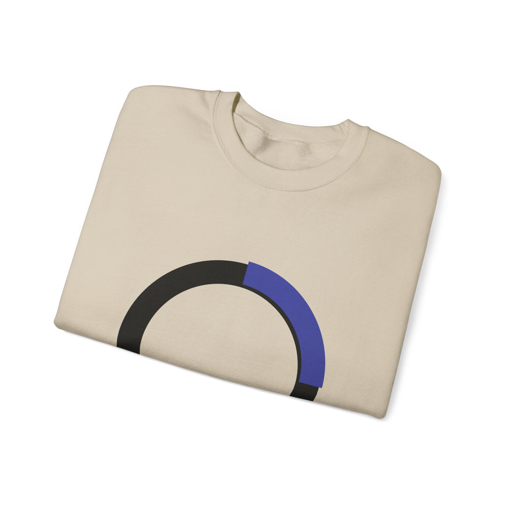 Minimalist Progress Ring Crewneck Sweatshirt