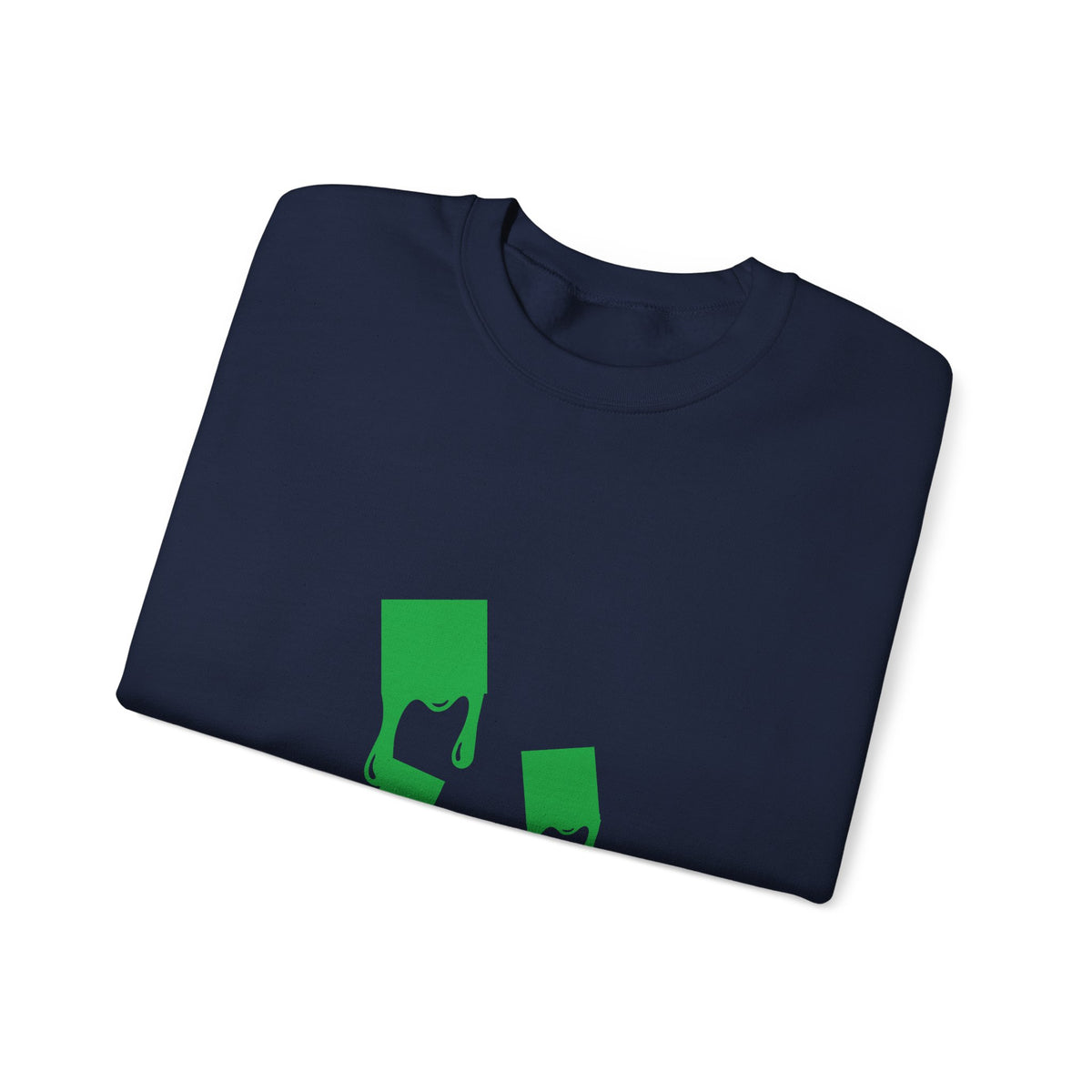 Green Dripping Ghosts Halloween Sweatshirt