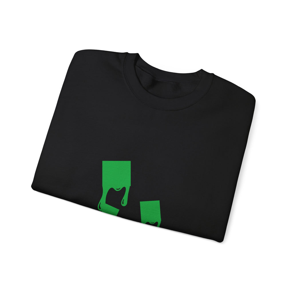 Green Dripping Ghosts Halloween Sweatshirt