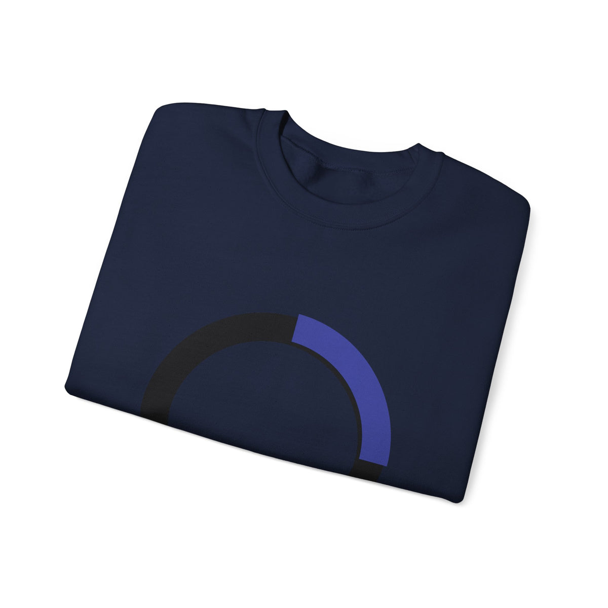 Minimalist Progress Ring Crewneck Sweatshirt