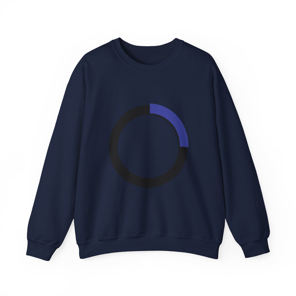 Minimalist Progress Ring Crewneck Sweatshirt