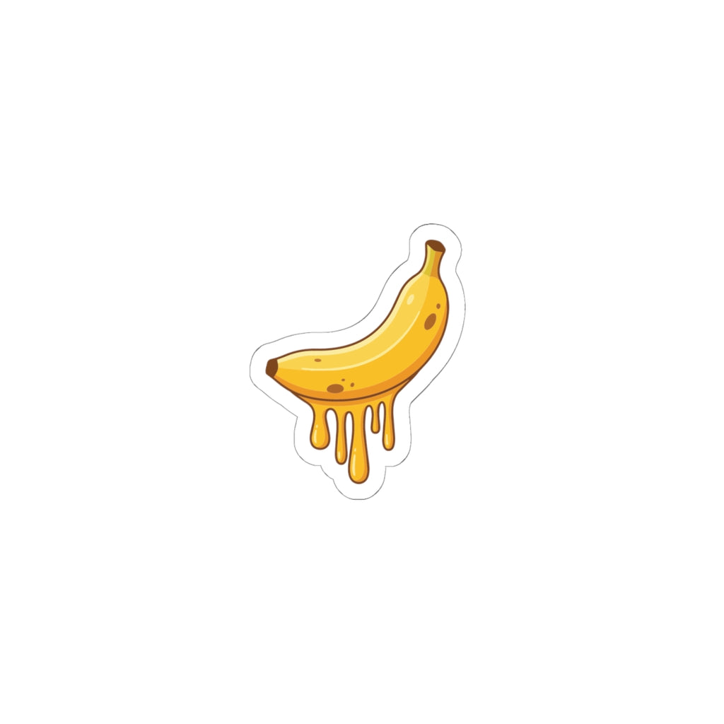 Melting Banana Kiss-Cut Sticker