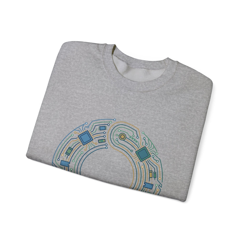 Geometric Circuit Ring Sweatshirt