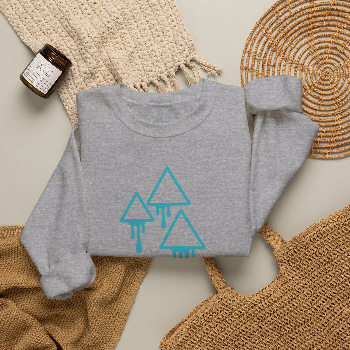 Melting Christmas Trees Crewneck Sweatshirt