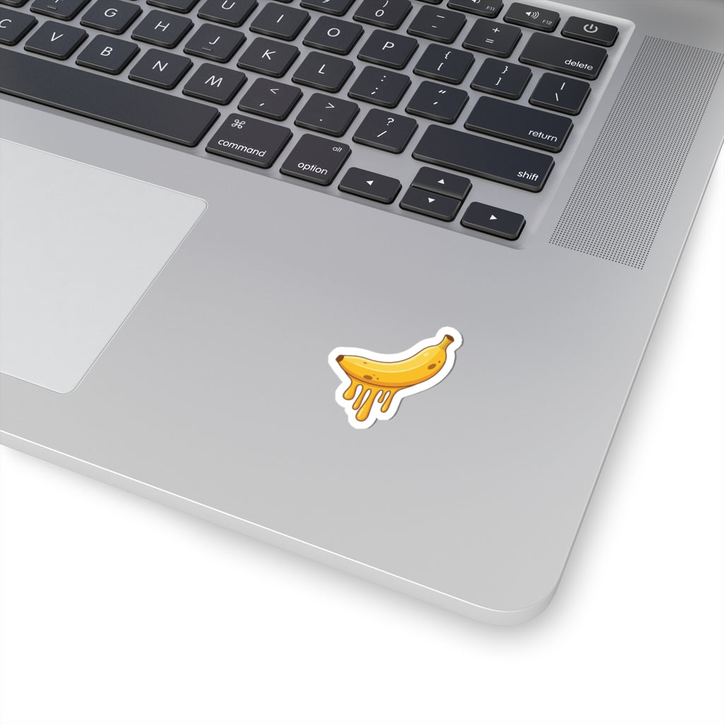 Melting Banana Kiss-Cut Sticker