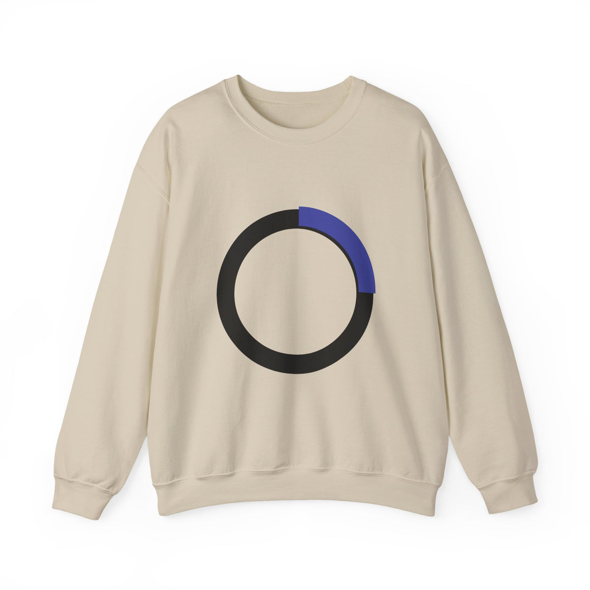 Minimalist Progress Ring Crewneck Sweatshirt