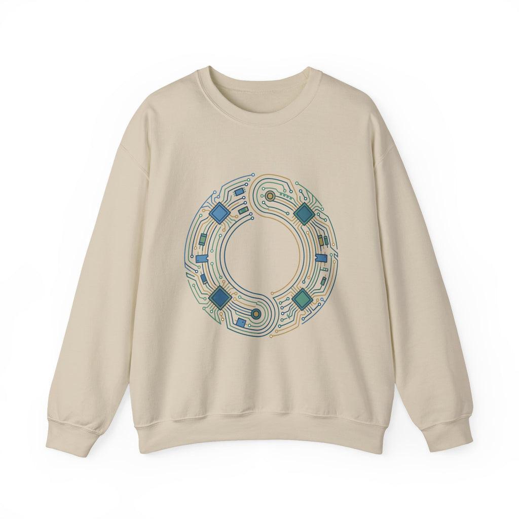 Geometric Circuit Ring Sweatshirt